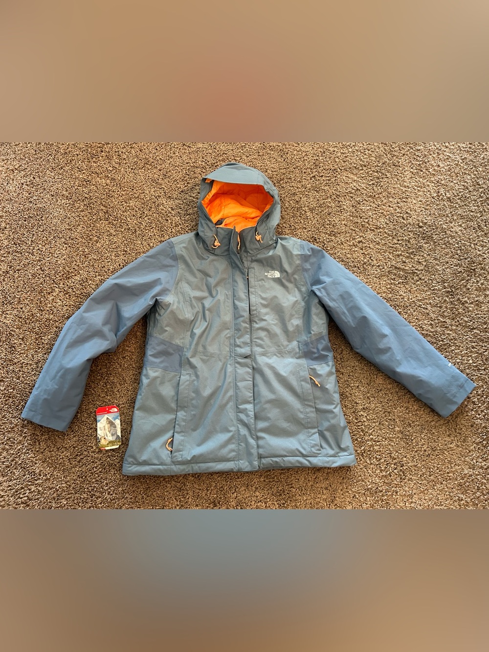 Women’s INLUX insulated The North Face Jacket cool blue XL